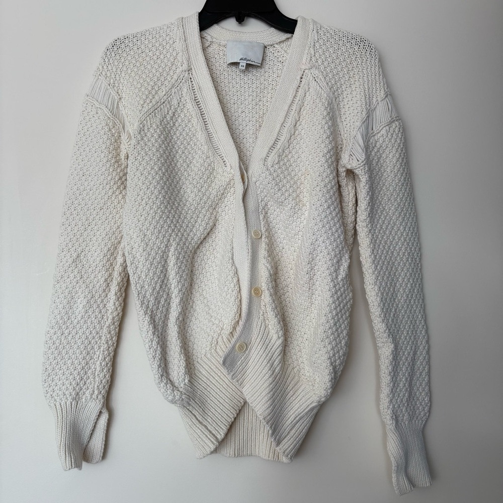 3.1 Phillip Lim Women's Cream Knit Sweater - Picture 1 of 14